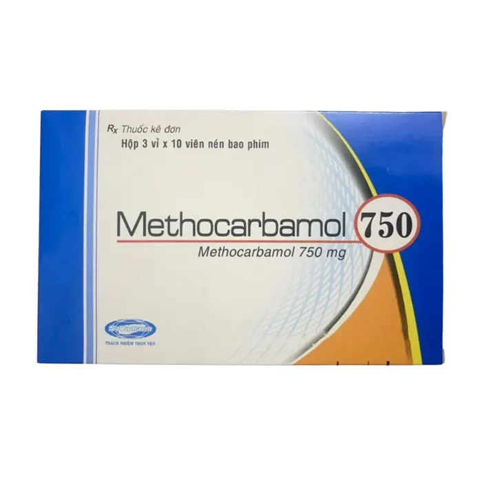 Mecabamol 750mg (6 vỉ x 10 viên) - Điều trị các bệnh lý cơ xương cấp tính