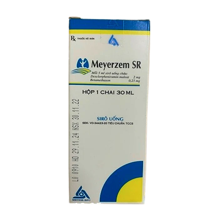 Meyerzem SR 30ml (Hộp 1 lọ 30ml) - Điều trị các tình trạng viêm và dị ứng