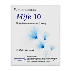 Mife 10 (1 vỉ x 1 viên) - Thuốc tránh thai khẩn cấp trong vòng 120 giờ