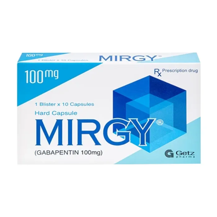 Mirgy 100mg Getz - Điều trị đau thần kinh, động kinh