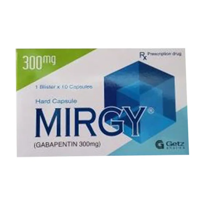 Mirgy 300mg Getz - Điều trị đau thần kinh, động kinh