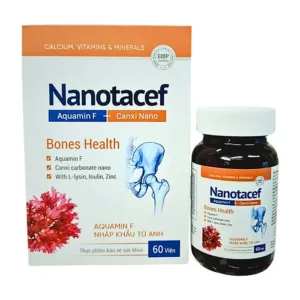 Nanotacef - Bổ sung canxi Nano và AquaminF chắc khỏe xương và phát triển chiều cao