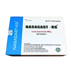 Nasagast KG (Hộp 10 vỉ x 10 viên) - Điều trị cảm cúm, viêm đường tiết niệu, viêm lợi