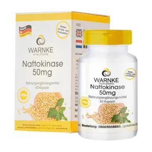 Viên uống Nattokinase 50mg (Hộp 60 viên) - Hỗ trợ chống đột quỵ