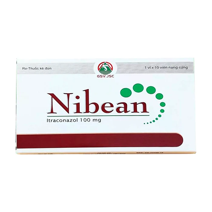 Nibean 100mg (1 vỉ x 10 viên) - Điều trị nhiễm nấm