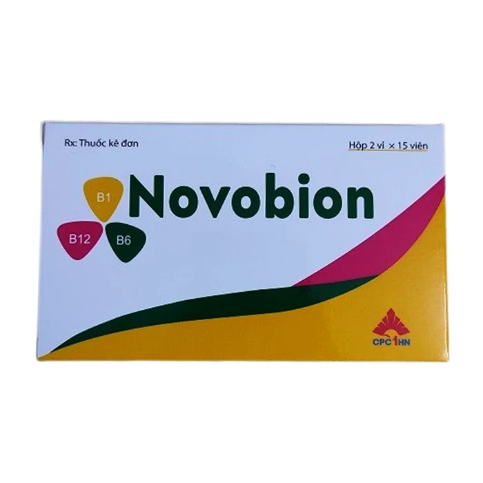 Novobion (2 vỉ x 15 viên) - Điều trị rối loạn thần kinh ngoại vi