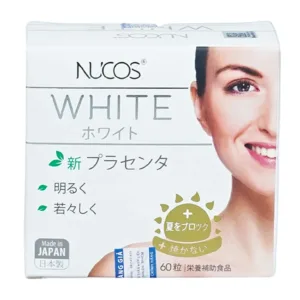 Nucos White New Placenta (hộp 60 viên) - Hỗ trợ trắng da, giảm nám