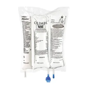 Olimel N9E (Thùng carton 6 túi x 1000ml) - Cung cấp dinh dưỡng đường tĩnh mạch