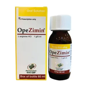 Opezimin 1g/5ml (60ml) - Hỗ trợ điều trị duy trì tăng amoniac máu, các rối loạn khó tiêu (