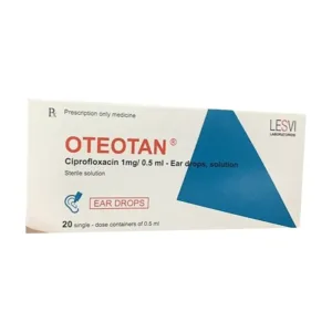 Oteotan 1mg/0.5ml (20 tuýp) - Điều trị viêm tai ngoài cấp tính và viêm tai giữa có mủ mạn tính