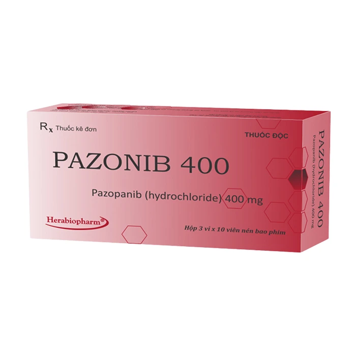 Pazonib 400 (3 vỉ x 10 viên) - Điều trị ung thư