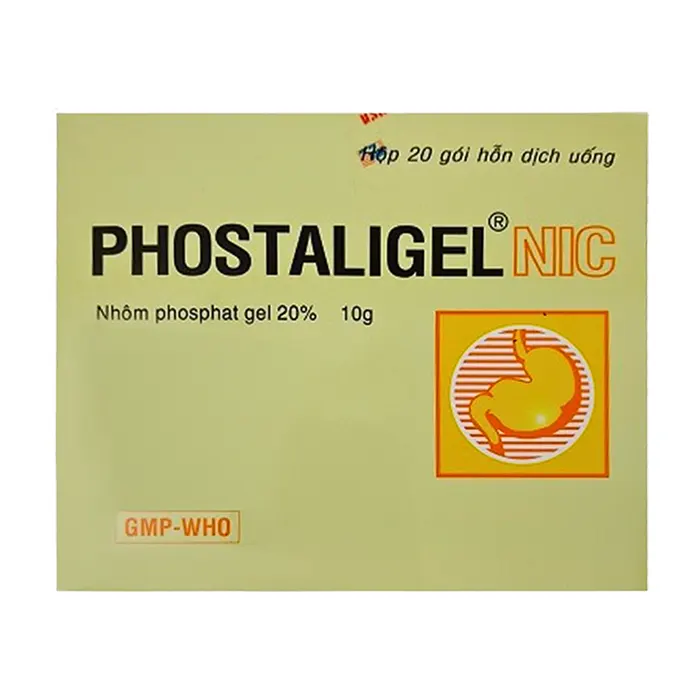 Phostaligel (20 gói) - Điều trị viêm thực quản, viêm dạ dày cấp và mạn tính