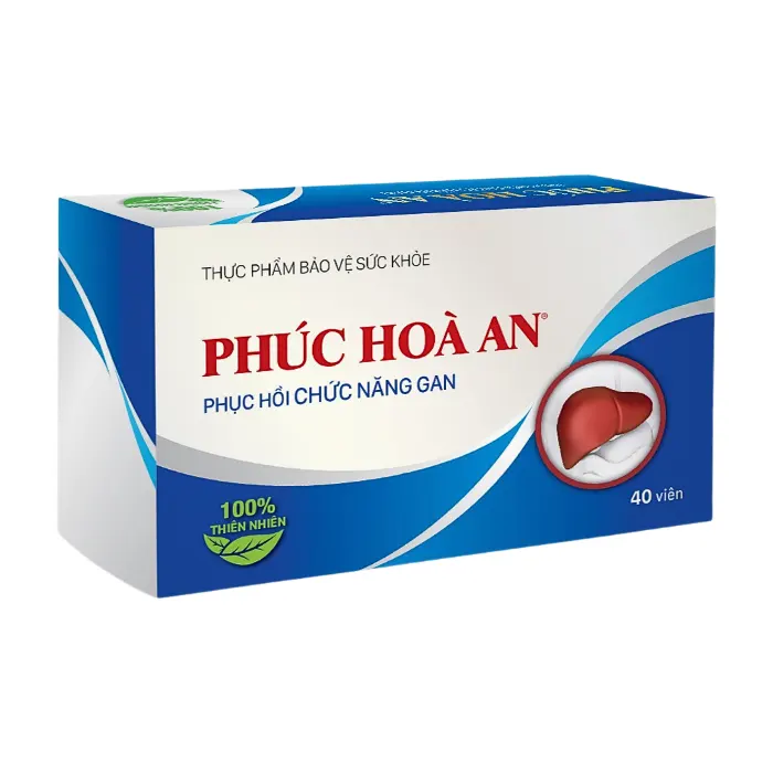 Phúc Hòa An (Hộp 40 viên) - Giúp hỗ trợ tăng cường chức năng gan