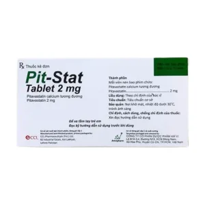 Pit-Stat 2mg (1 vỉ x 10 viên) - Bổ sung chế độ dinh dưỡng để làm giảm cholesterol toàn phần