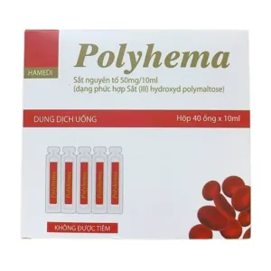 Polyhema 10ml (40 ống) - Bổ sung sắt