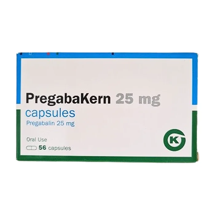 Pregabakern 25mg (4 vỉ x 14 viên) - Điều trị đau thần kinh