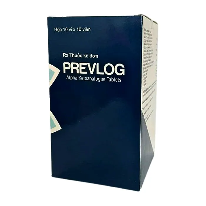 Prevlog (10 vỉ x 10 viên) - Điều trị trong bệnh suy thận mạn tính