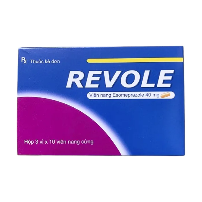 Revole 40mg (Esomeprazol) - Điều trị bệnh trào ngược dạ dày thực quản, viêm thực quản do trào ngược