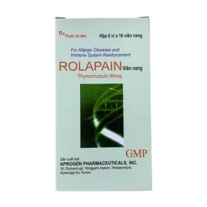 Rolapain 80mg (6 vỉ x 10 viên) - Hỗ trợ và dự phòng tái phát nhiễm khuẩn hô hấp, dị ứng với đồ ăn
