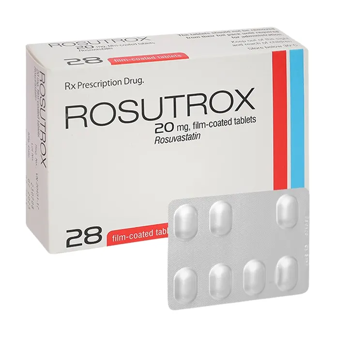 Rosutrox 20mg (4 vỉ x 7 viên)