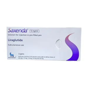 Saxenda 6mg/ml Novo Nordisk ( Hộp 3 cây) - Hỗ trợ cho chế độ ăn giảm calo