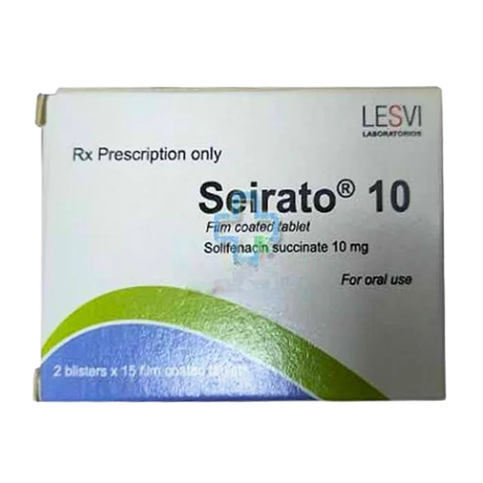 Seirato 10 (Hộp 2 vỉ x 15 viên) - Thuốc điều trị tiểu són, tiểu nhiều lần