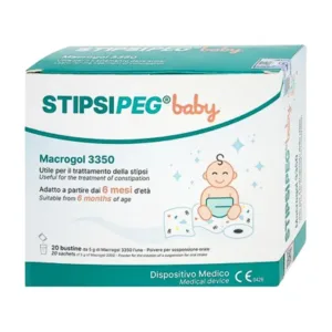 Stipsipeg Baby Macrogol 3350 - Giảm táo bón cho trẻ từ 6 tháng tuổi