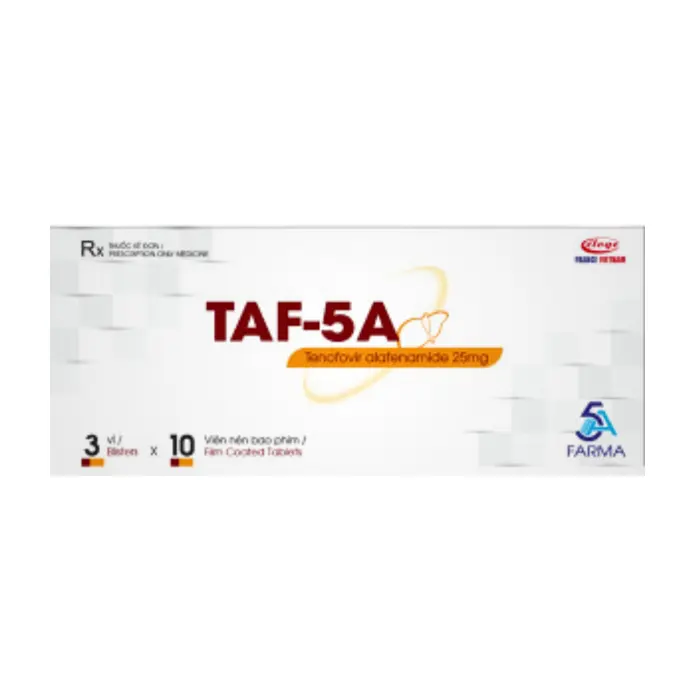 Taf 5A (3 vỉ x 10 viên) - Điều trị bệnh viêm gan siêu vi B mạn tính