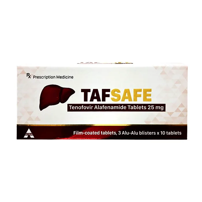 Tafsafe 25mg Atra (30 viên) - Điều trị viêm gan B mạn tính