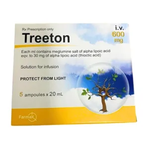 Treeton (5 ống x 20ml) - Điều trị dị cảm trong bệnh đa thần kinh đái tháo đường