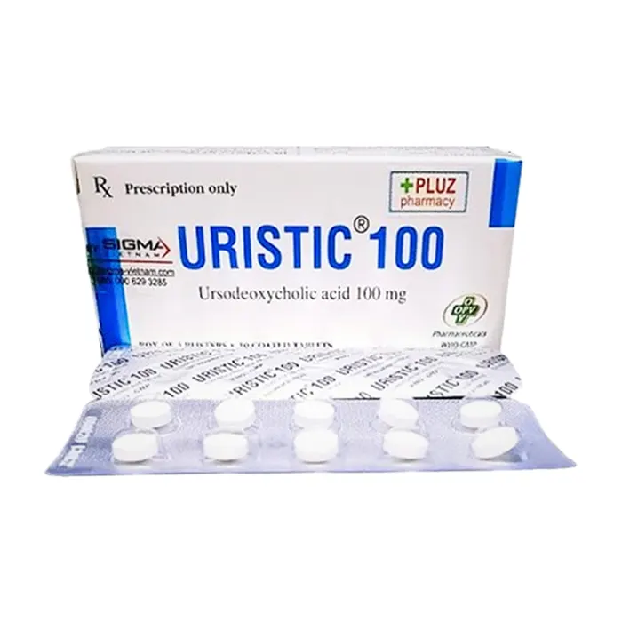Uristic 100 (Hộp 4 vỉ x 10 viên) - Điều trị xơ gan nguyên phát