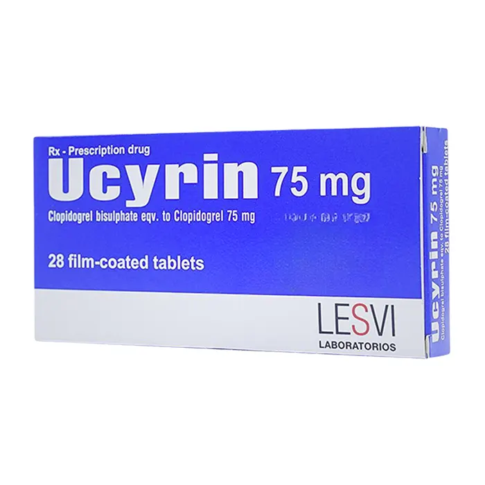 Ucyrin 75mg Lesvi (2 vỉ x 14 viên)