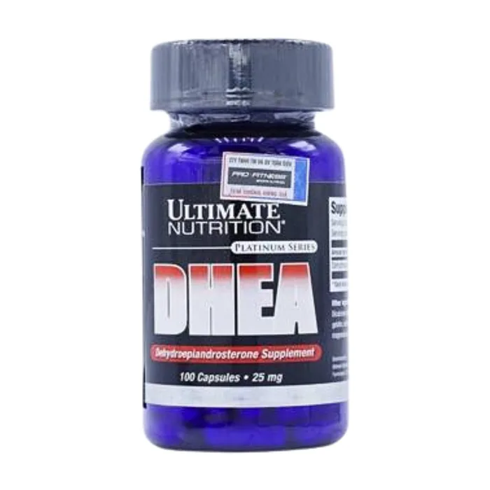 Ultimate Nutrition DHEA (100 viên) - Cải thiện tình trạng nội tiết tố, tăng sinh lý