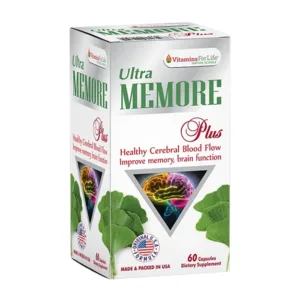 Ultra Memore Plus Vitamins For Life (60 viên) - Hỗ trợ tăng cường hoạt động tuần hoàn não