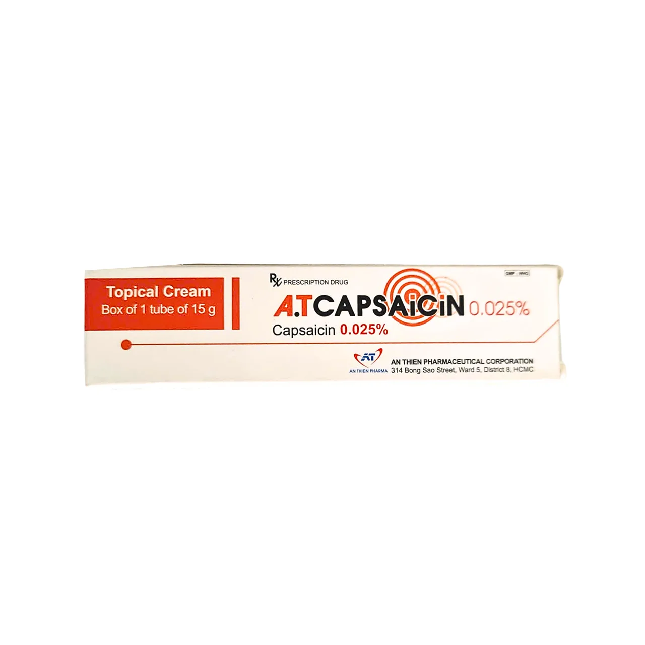 A.T CAPSAICIN 0.025% (15g)