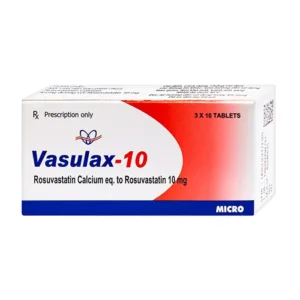 Vasulax-10 Micro (3 vỉ x 10 viên) - Điều trị rối loạn lipid máu