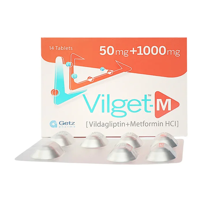 Vilget-M 50/1000mg (Hộp 14 viên)