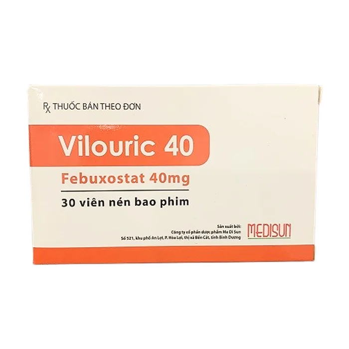 Vilouric 80mg (3 vỉ x 10 viên) - Điều trị bệnh gout
