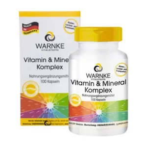 Warnke Vitamin and Mineral Komplex (Lọ 100 viên) - Viên uống bổ sung vitamin và khoáng chất