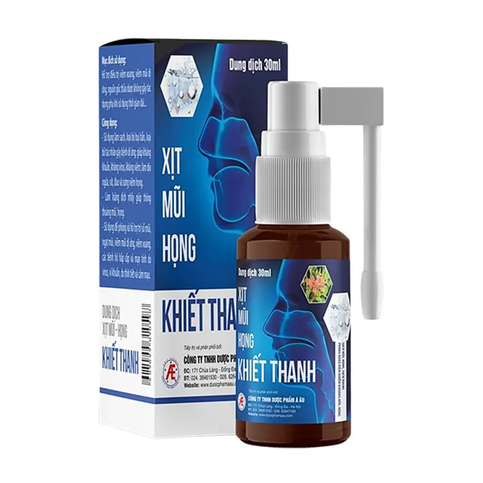 Xịt Khiết Thanh Á Âu (Chai 30ml) - Vệ sinh mũi họng