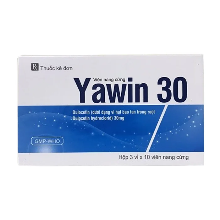 Yawin 30mg (Duloxetine) - Đau thần kinh ngoại vi do tiểu đường