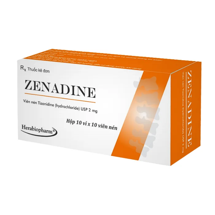 Zenadine Cap 2 (Hộp 10 vỉ x 10 viên) - Điều trị chứng co cứng