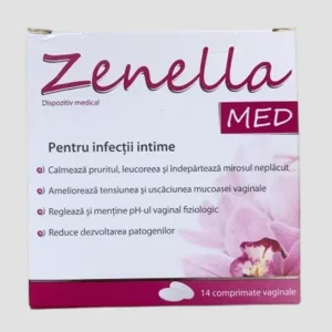 Zenella Med (14 Viên) - Viên đặt ngăn ngừa vi khuẩn gây viêm âm đạo