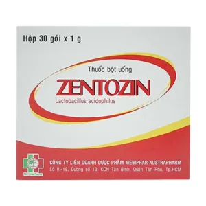 Zentozin Mebiphar (30 gói x 1g) - Điều trị tiêu chảy