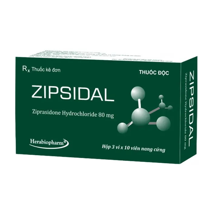 Zipsidal 80mg - Điều trị tâm thần phân liệt