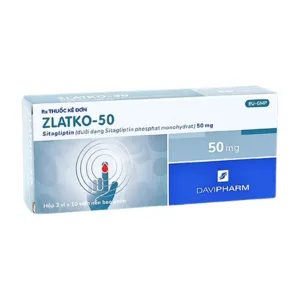 Zlatko-50 Davipharm (Mẫu mới) - Điều trị đái tháo đường tuýp 2
