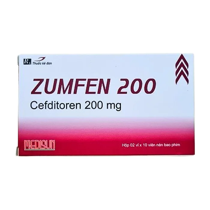 Zumfen 200 (2 vỉ x 10 viên) – Điều trị nhiễm khuẩn