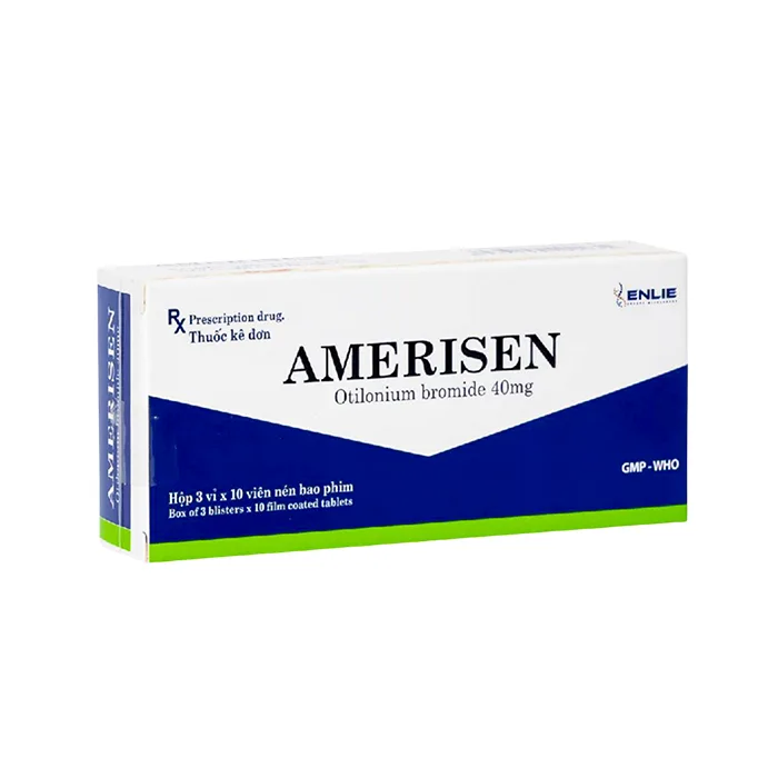 Amerisen 40mg (Hộp 03 vỉ x 10 viên) - Điều trị hội chứng ruột kích thích
