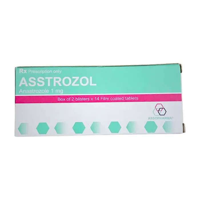 Asstrozol 1mg (2 vỉ x 14 viên) - Điều trị ung thư vú