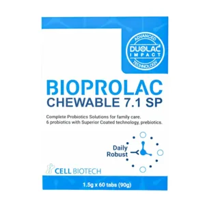 Bioprolac 7.1 (10 vỉ x 6 viên) - Viên nhai bổ sung lợi khuẩn